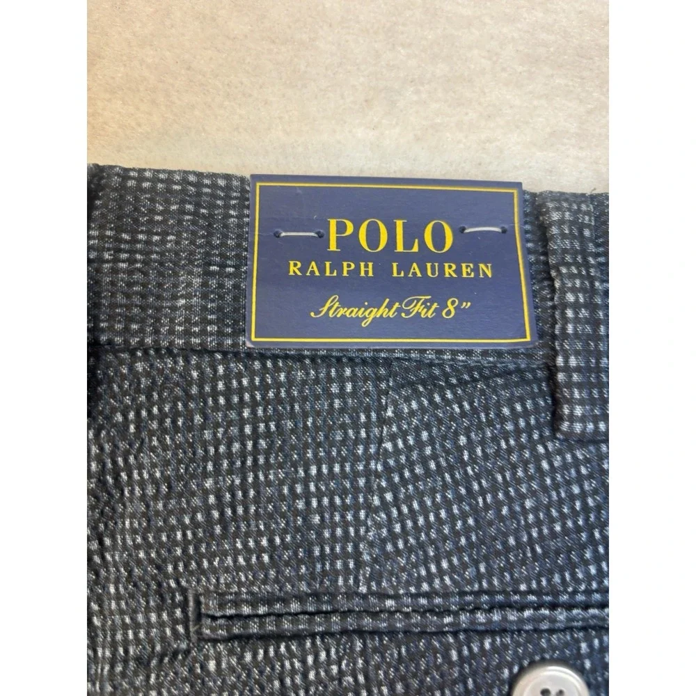 Polo Ralph Lauren Stretch Straight Fit Navy Blue Shorts Size 38 X 8 NWT $98MSRP
